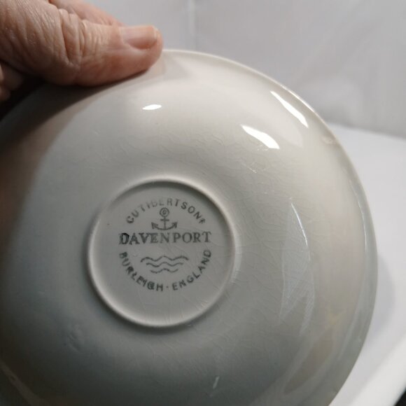 Cuthbertson's Burleigh Davenport Set Of Strawberry  Grape Leaf White Dinnerware - Picture 2 of 16